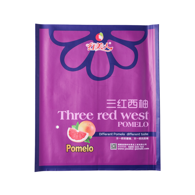 Color Printed Fruit Packaging Mid Seal Bag