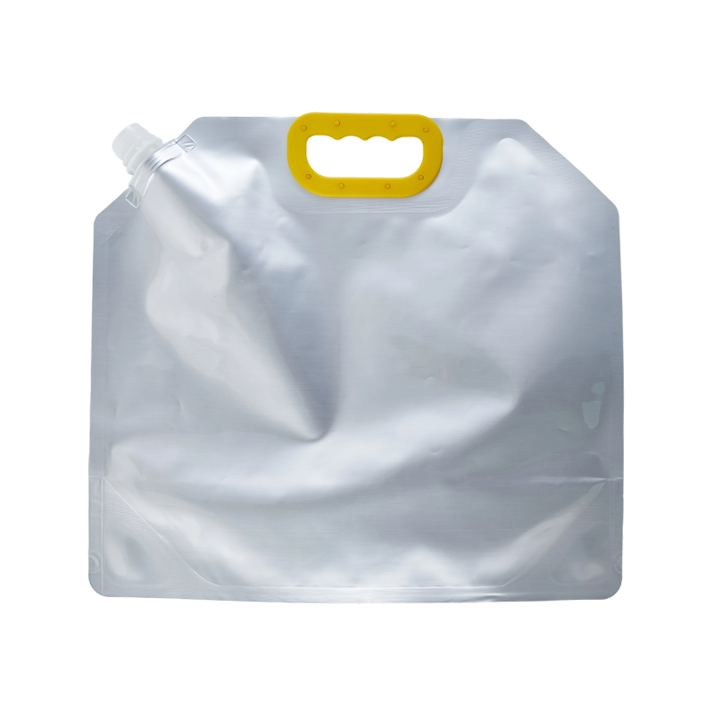 1kg Blank Aluminum Foil Suction Nozzle Bag With Handle