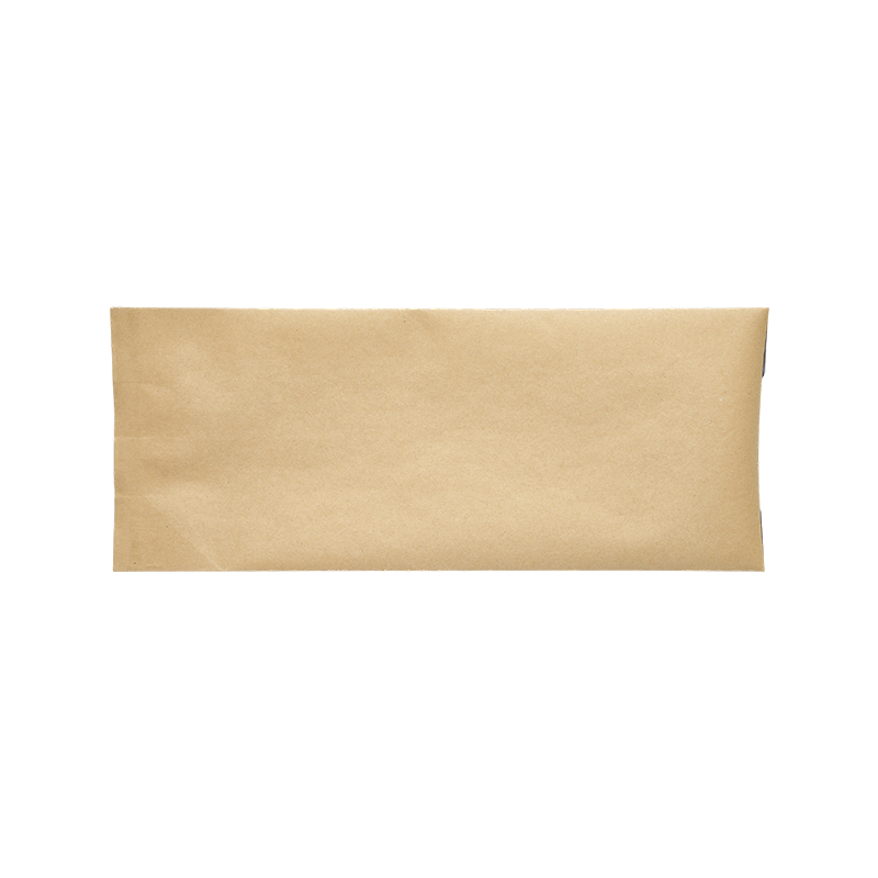 Blank Kraft Paper Middle-Seal Pouch