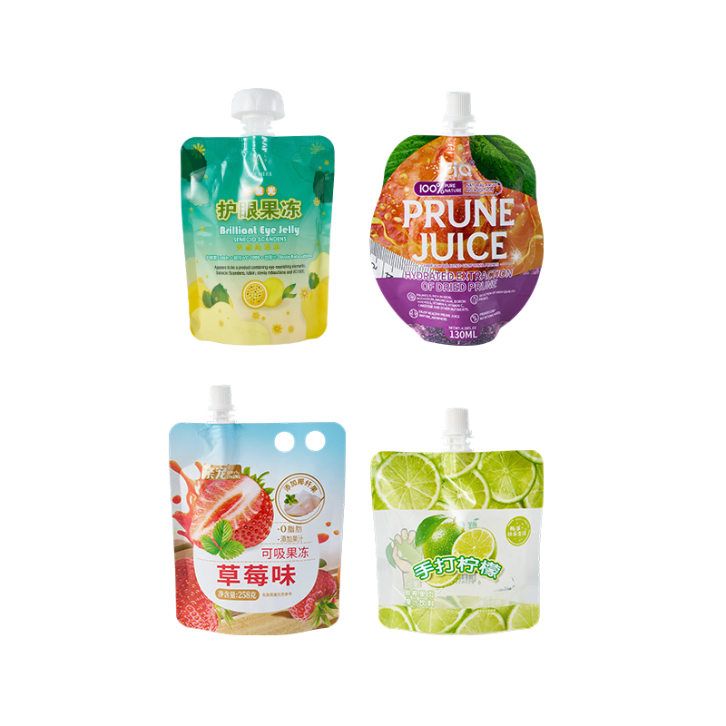 Shaped Stand-Up Juice & Jelly Spout Pouch