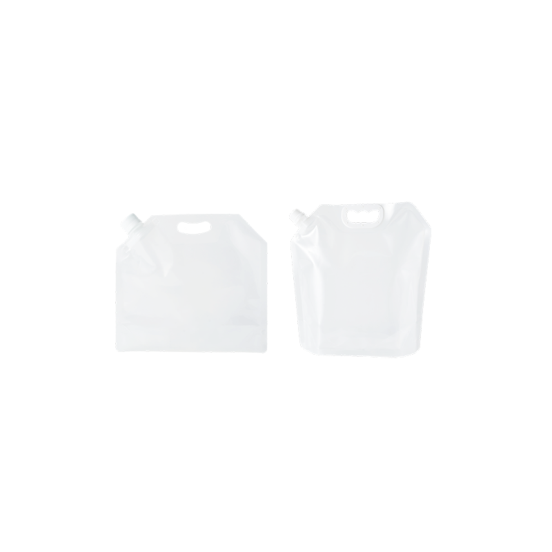 Universal Transparent Stand-up Spout Pouch with Integrated Handle (Available in Multiple Sizes)
